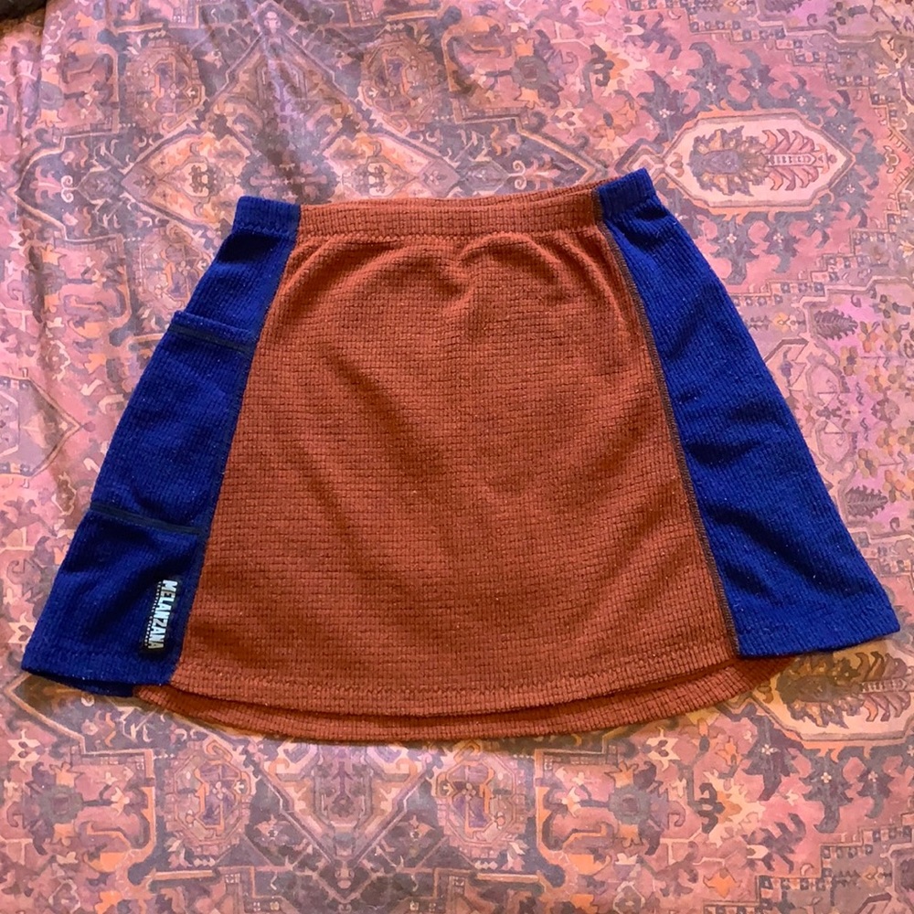Melanzana Micro Grid Mini Skirt